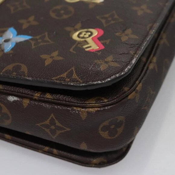LOUIS VUITTON Monogram Lovelock Pochette Metis Hand Bag 2way - Picture 7 of 15